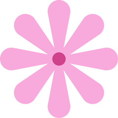 simple vector flower