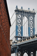 Naklejka premium Manhattan Bridge in New York