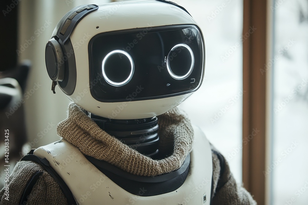 Poster a robot assistant is programmed to help its owner with daily tasks, but when the owner suddenly disa