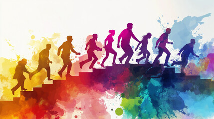 Entrepreneurial renewal architect sequencing startup surge flows. " --ar 16:9