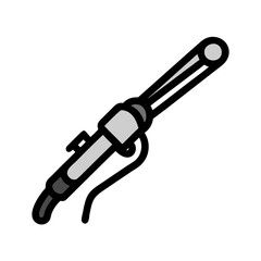 Temperature sensor on a black background, electronic component