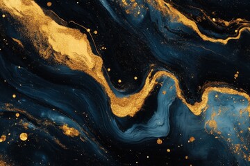 Luxurious Gold Flake Accents on Abstract Background Design