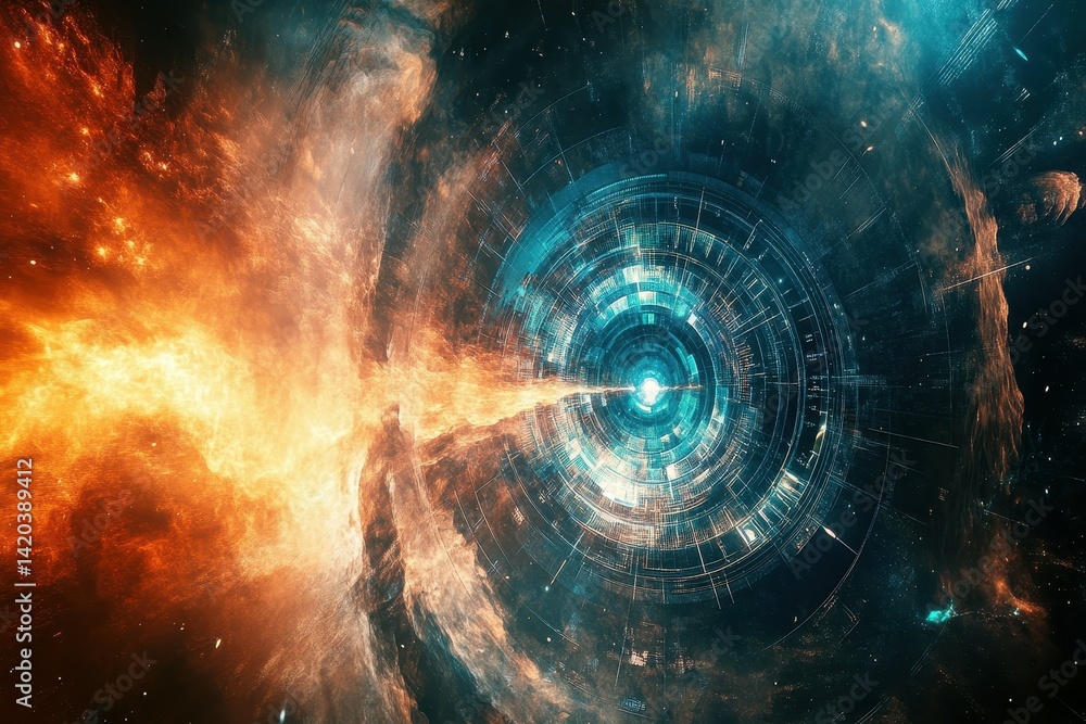 Poster a scientist discovers a way to predict the future with perfect accuracy, but soon realizes that each