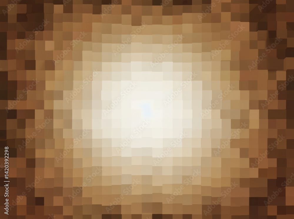 Poster dynamic abstraction creating an engaging background with intricate patterns and a blend of warm tone