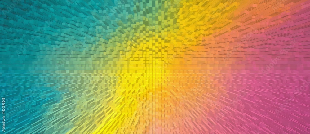 Poster abstract background with vibrant colors blending into a dynamic pattern for artistic design projects