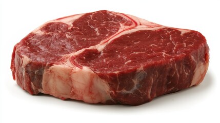 Exquisite Uncooked Wagyu Ribeye Beef: Premium Marbled Delicacy with Rich Fats