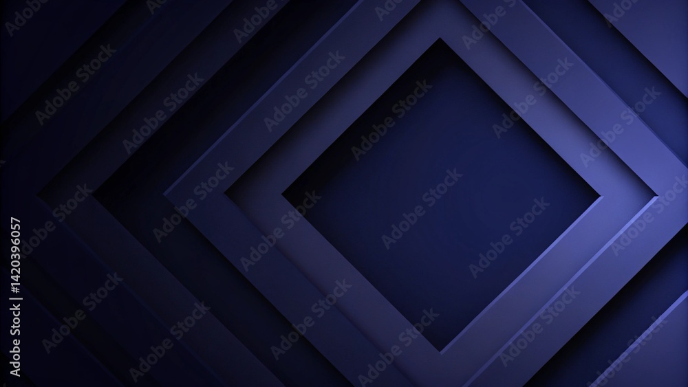 Poster Abstract dark blue purple gradient background with diagonal geometric shape and line, modern design, futuristic backdrop, dynamic motion, digital wallpaper, elegant minimal pattern