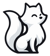 black and white cat silhouette 