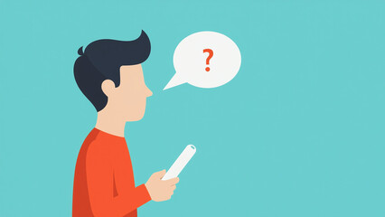 person asks query inquires something unclear