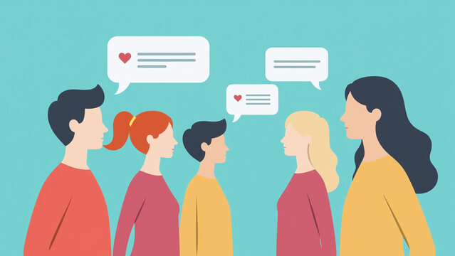 characters leave reactions posts vector illustrations followers giving feedback form likes written comments