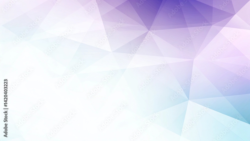 Aufkleber Abstract white, blue and purple geometric background, modern design pattern with dynamic shapes, minimal texture, futuristic digital art style for creative presentations and visuals