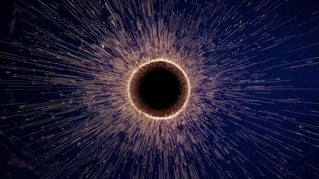 Explore the mesmerizing journey through a black hole's event horizon and its cosmic mysteries in stunning detail