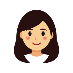 emoji woman face head