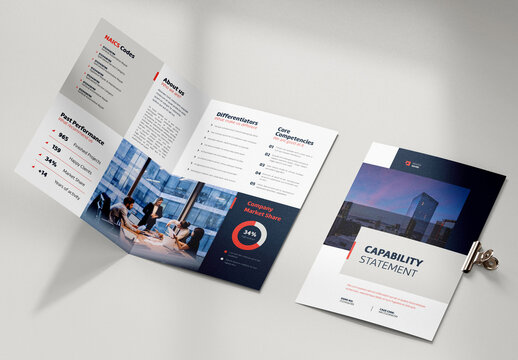 Capability Statement Business Brochure Template 