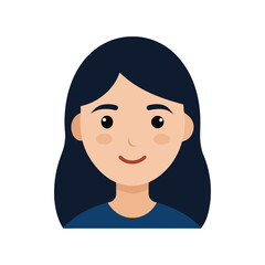 emoji woman face head