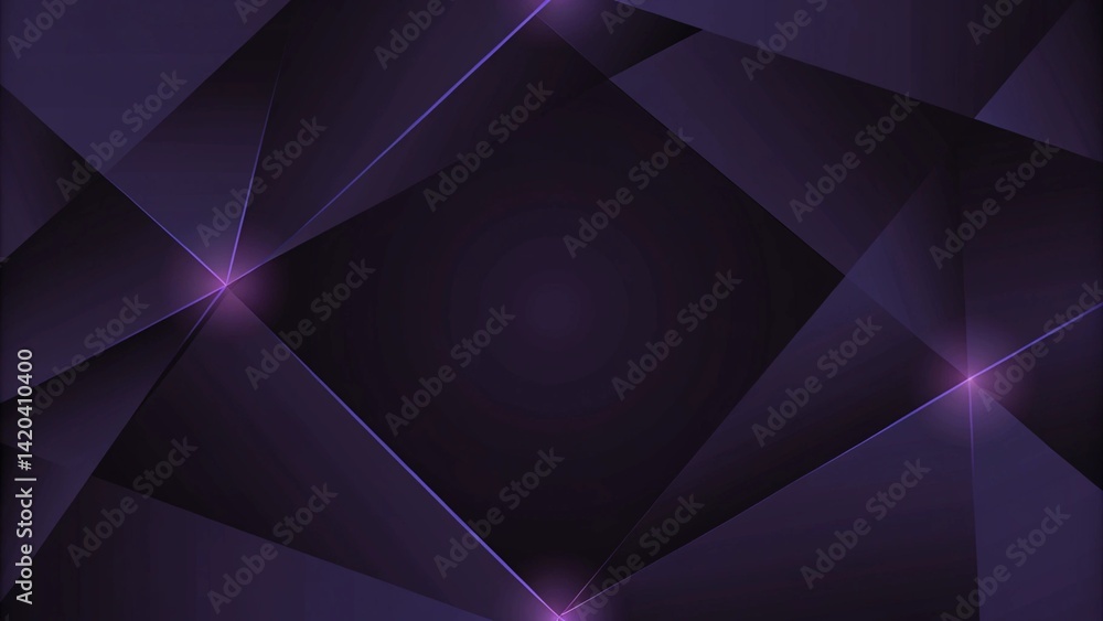 Aufkleber Wallpaper blue purple light line background black geometry, futuristic digital gradient glow abstract modern tech style design dynamic neon art pattern backdrop texture wallpaper