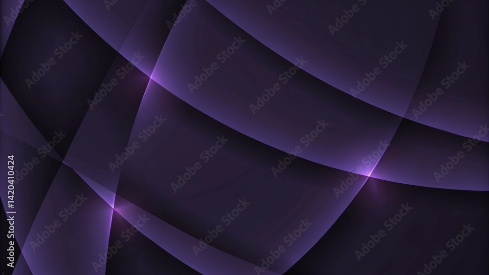 Aufkleber wallpaper blue purple light line background black geometry, futuristic digital gradient glow abstrac