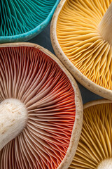 Elegant Spiral Gills Illustration 