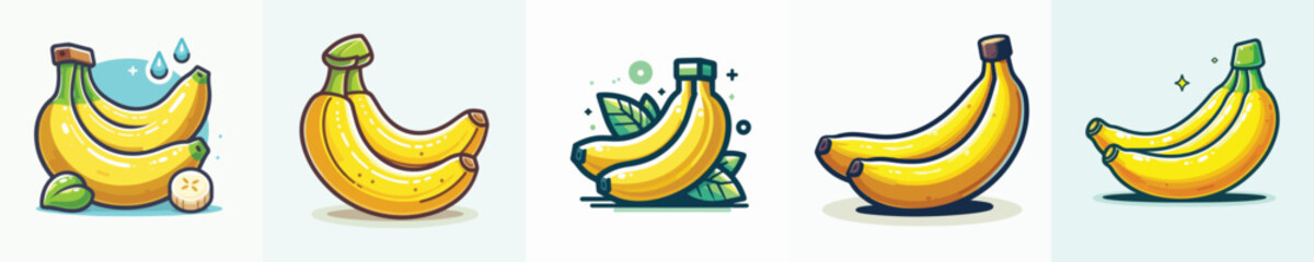 Vector of a banana.