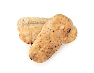 Focaccia flatbread isolated. Simple empty Afocaccia for panini, minimal Italian oblong bread