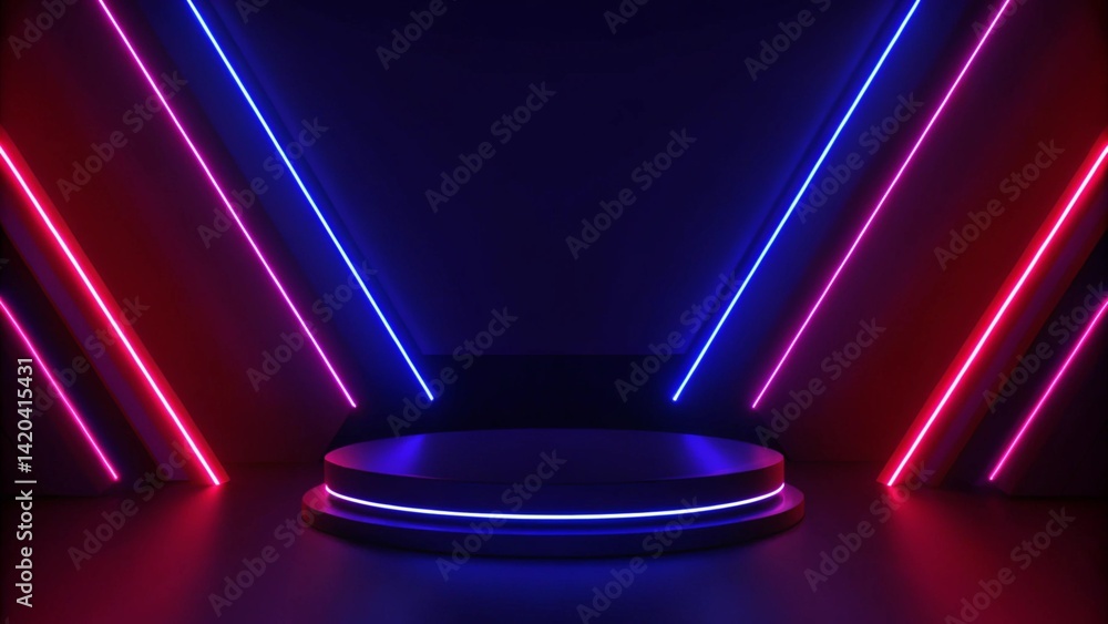 Aufkleber abstract background video game of esports scifi gaming cyberpunk, vr virtual reality simulation and 