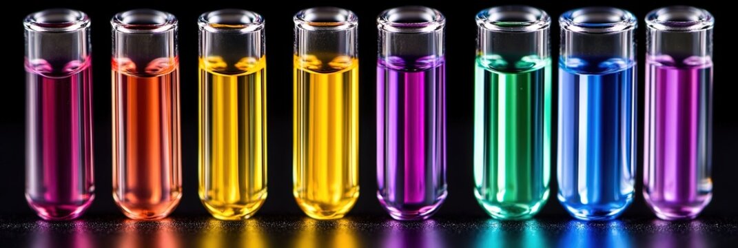 scientific vials filled with fluids for gna genomics testing