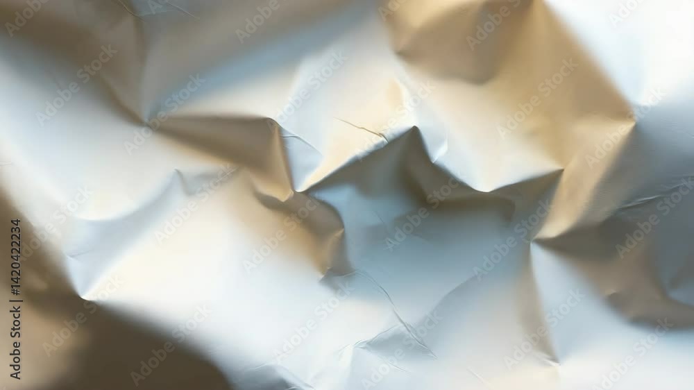 Poster white paper texture background featuring crumpled white paper with abstract shape and text space
