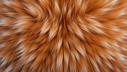 Abstract Reddish-Brown Fox Fur Pattern Macro