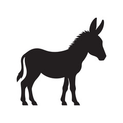 donkey vector illustration