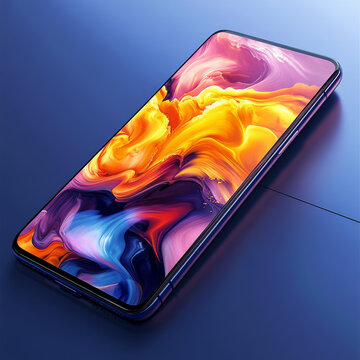 Illustrate the new incoming POCO F7 Pro smartphone