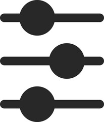 Sound Settings Icon Vector Illustration