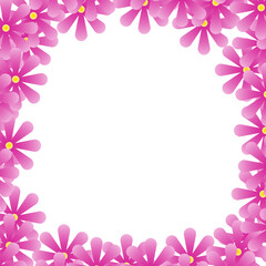 Gradient Flower Frame