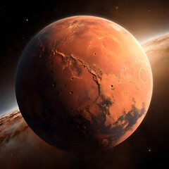 Naklejka premium earth and moon