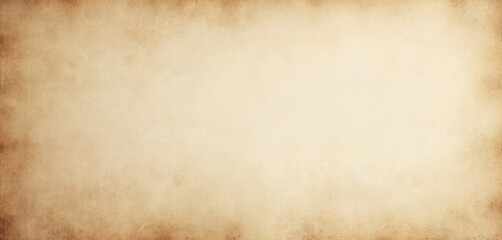 Obraz premium Vintage watercolor paper texture background in sepia tone. Aged paper for template any design. Old blank parchment with rough canvas texture. Brown spots, beige color.