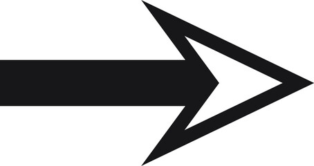 arrow simple vector icon drawing element