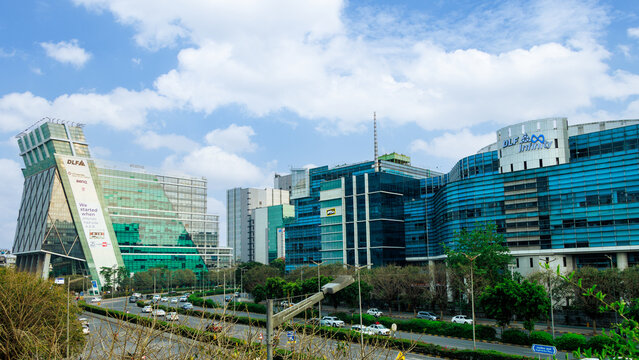 DLF Cyber City is a commercial area in Gurugram, Haryana, India.
