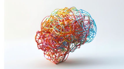 brain with regions highlighted