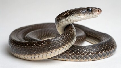 Obraz premium Baird’s Rat Snake on studio background 