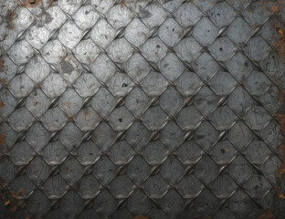 Metal background. Pattern for wallpapers, covers, wall decorations. Oil paint