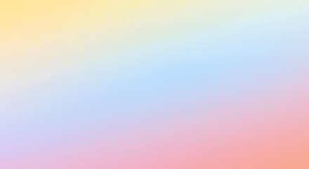 Naklejka premium Pastel Rainbow Gradient: A Dreamy Soft Color Background