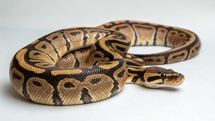 Obraz premium Ball Python on studio background 