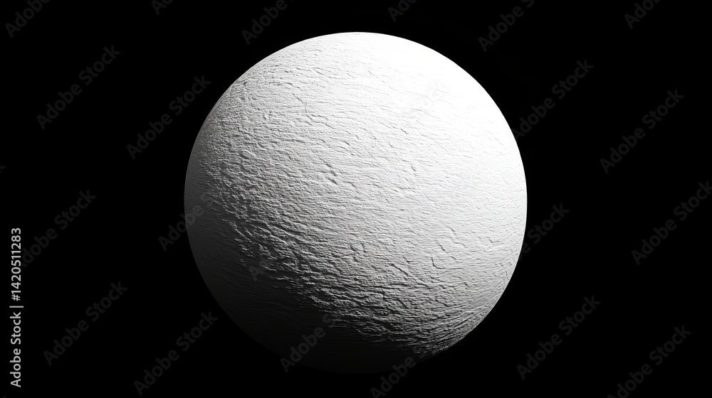Poster abstract white sphere textured surface digital art design element modern background graphic resource