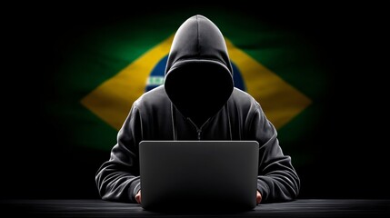 Anonymous hacker engaged in cyber crime against Brazil