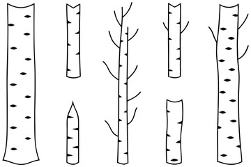 Rustic Birch Design Set