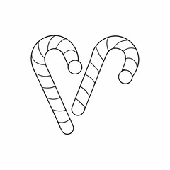 vector illustration of a candy