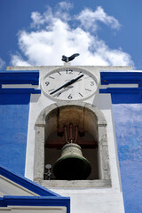 blaue kirche in sao teotonio, portugal