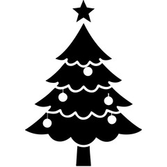 creative details Christmas Tree icon vector illustration 