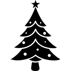 creative details Christmas Tree icon vector illustration 