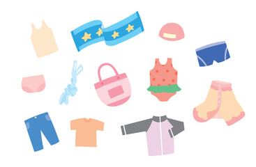 プールの持ち物セット