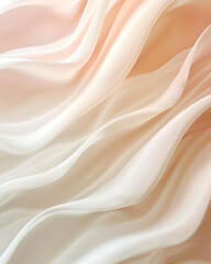 Fototapeta premium Light-filled abstract background with seamless gradient from ivory to soft coral. Glowy ambient light, clean and pure with no shapes or textures. Delicate lighting transitions and elegant mood.